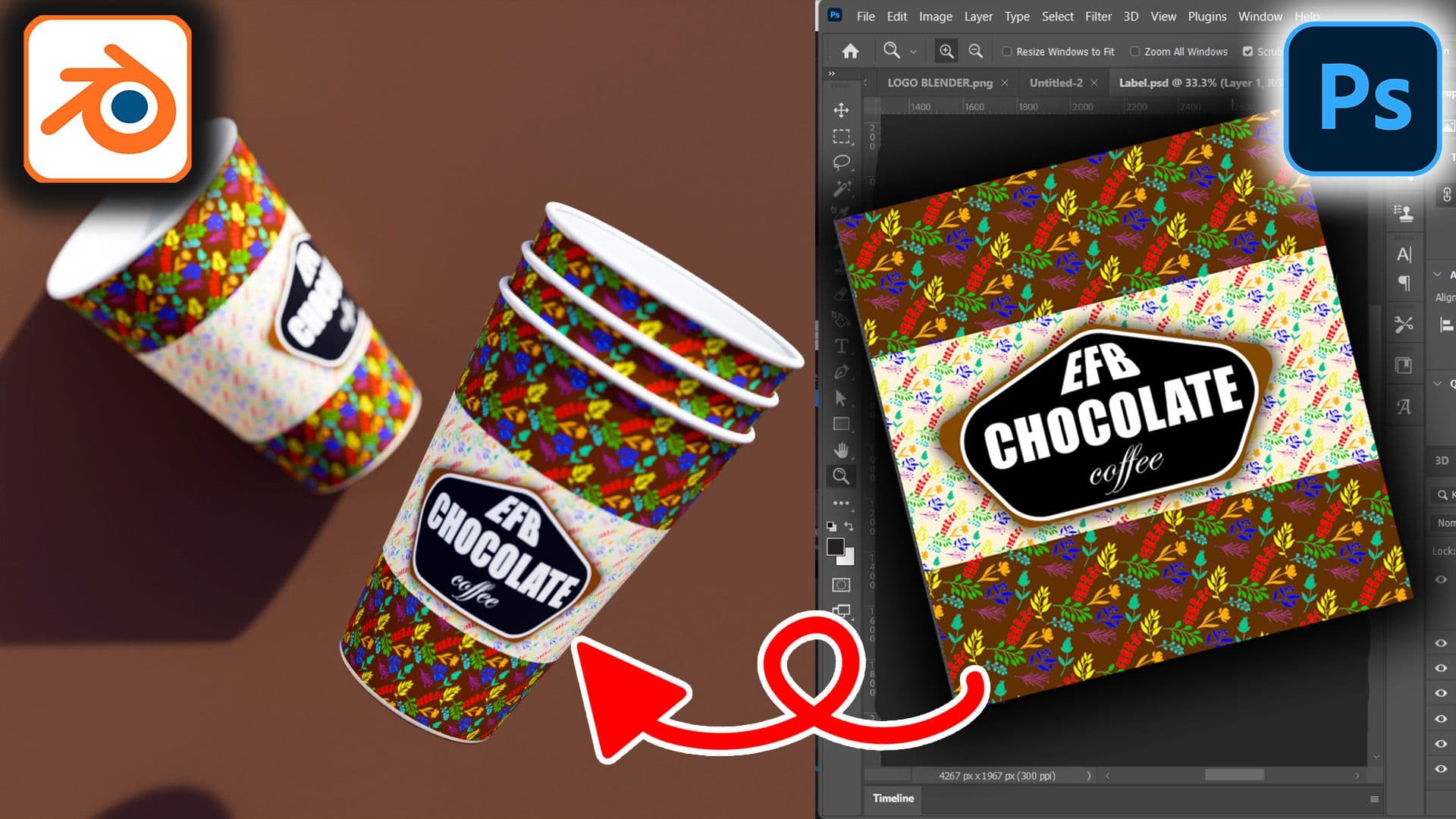 Your First Blender and Photoshop Project: Beginner's Complete Guide