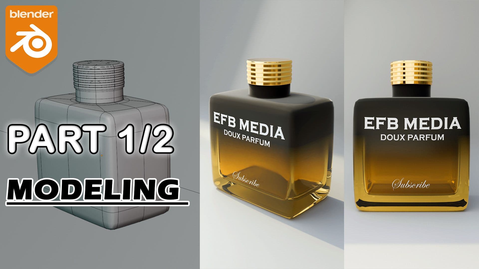 Perfume Bottle Modeling in Blender: Step-by-Step Guide (Part 1)