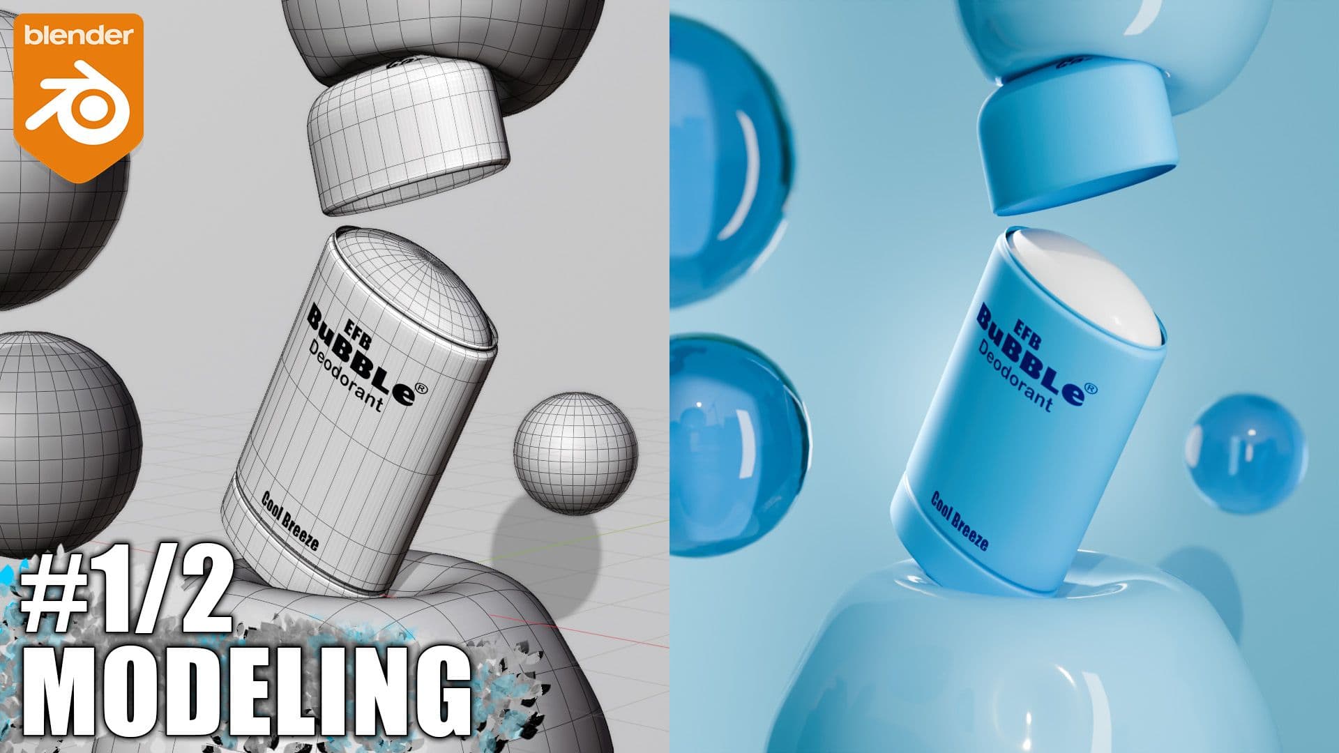 Create a Realistic Deodorant Product Model in Blender Full Tutorial Part 1